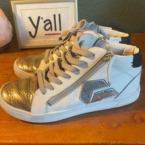 Dolce Vita Womens Zonya Leather High Top